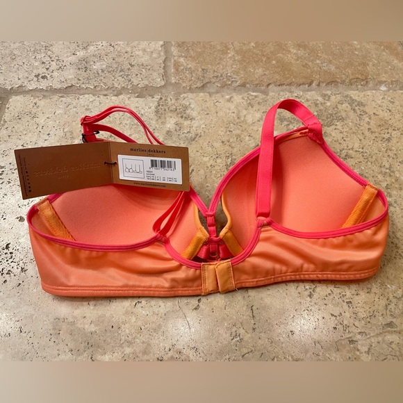 Marlies Dekkers 34B orange pushup bra 75B bra sale Halloween barstar lingerie - Picture 4 of 6